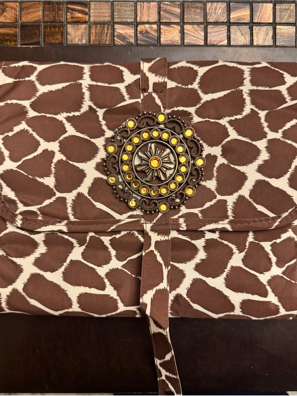 PreZerve Giraffe Print Jewelry Organizer